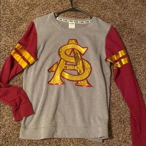 VS Pink ASU sweater (Arizona state university)